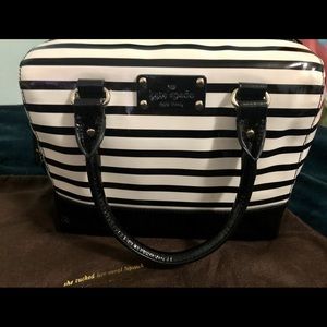 Kate Spade striped leather purse
